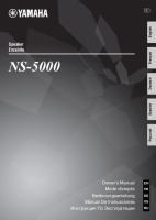 Yamaha NS-5000 - Owners manual 